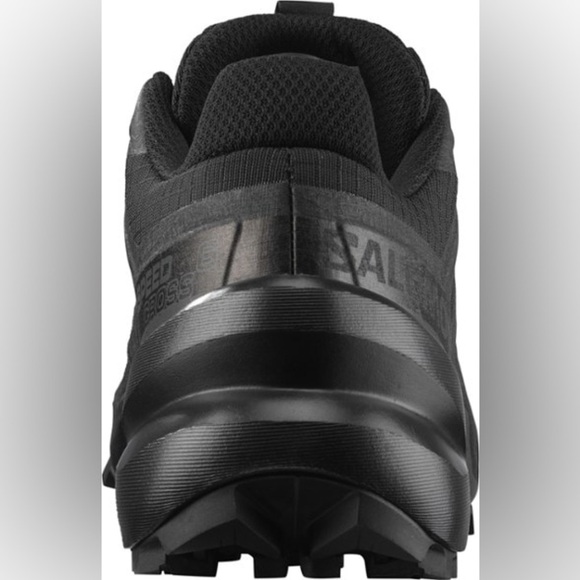 NIB Salomon Women’s Speedcross 6 Trail Running Shoes in Black/Phantom size 8.5 - Picture 3 of 10